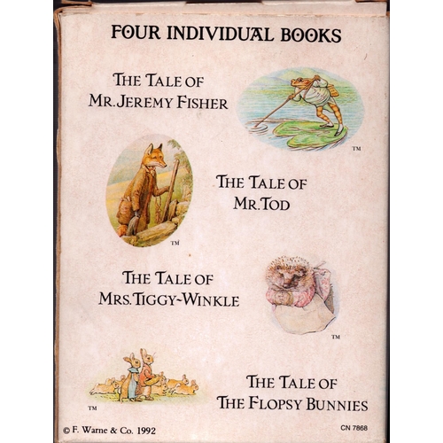 263 - Beatrix Potter book Box set - The Tale of Mr. Jeremy Fisher, The Tale of Mr. Tod, The Tale of Mrs. T... 