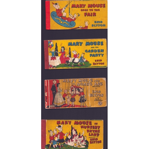 269 - Enid Blyton Mixed Strip Books circa 1960 4 in collection. Mary Mouse Goes to the Fair and 3 others.