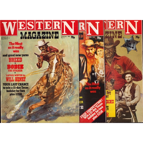 308 - Western Magazine collection. No.1, No.2 and No.3.