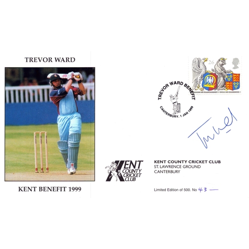 394 - Trevor Ward signed Kent Benefit 1999 Trevor Ward, stamped 1999 FDC.