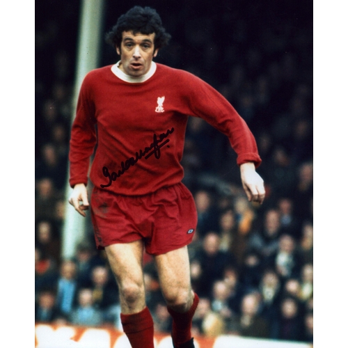 465 - Football Ian Callaghan signed 10x8 colour photo.