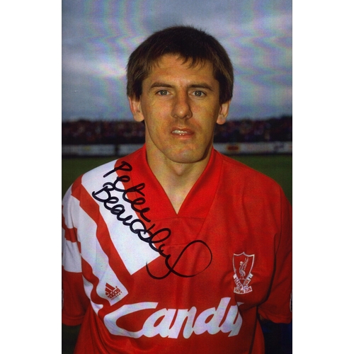 467 - Peter Beardsley LFC signed colour photo 10x8inch.