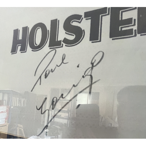 450 - Paul Gascoine signed Tottenham Hotspur signed mounted shirt, has a 6x4 colour photo of signing and a... 