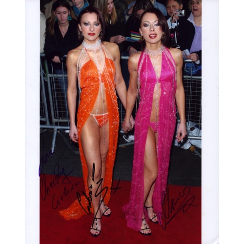 121 - The Cheeky Girls multi signed 10x8inch colour photo.