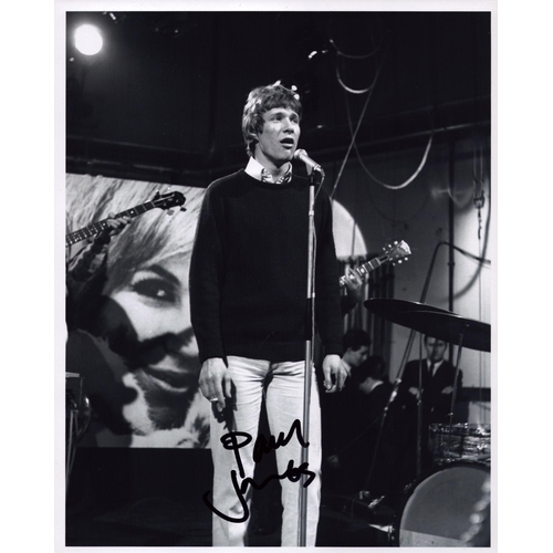 125 - Paul Jones signed 10x8inch black and white photo.