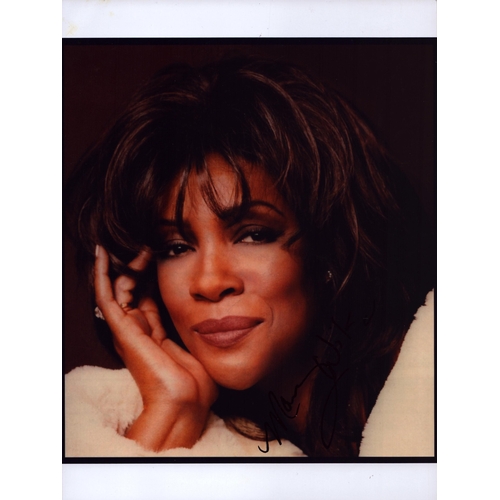 127 - Mary Wilson signed 10x8inch colour photo.
