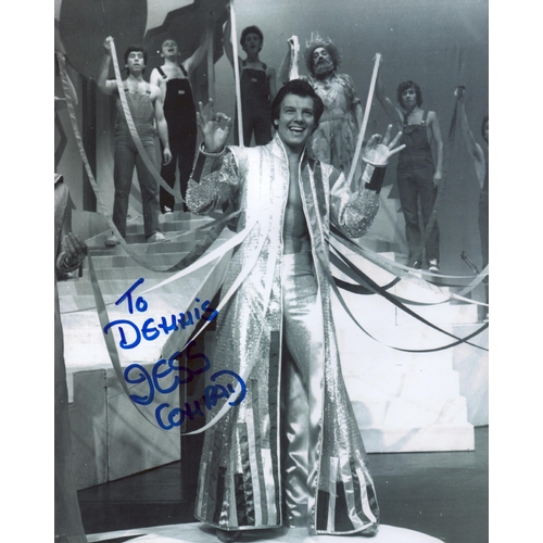 134 - Jess Conrad signed 10x8inch black and white photo. Dedicated.