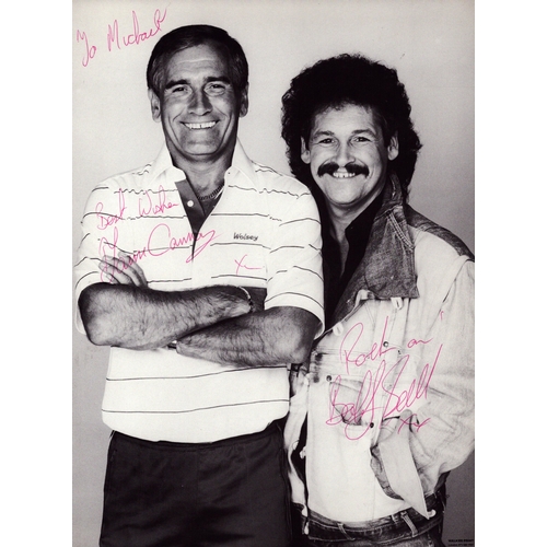 166 - Cannon and Ball signed 10x8inch black and white photo.
