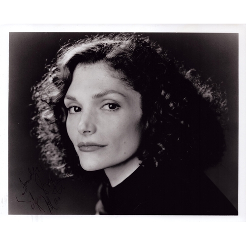 167 - Mary Elizabeth Mastrantonio signed 10x8inch black and white photo.