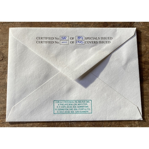 31 - Royal Navy multiple signed cover to comm the 55th anniv of the Sinking of the Italian Destroyer Espe... 