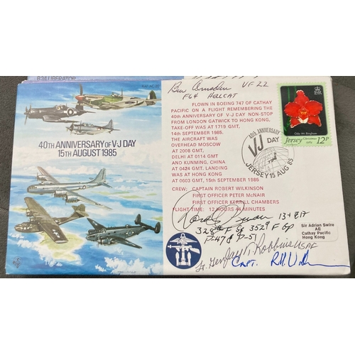 514 - WW2 USAF LT Gen Jay T Robbins, Lt Ben C Amsden, Donald S Bryan and Capt RH Underwood signed RAF(AC)2... 