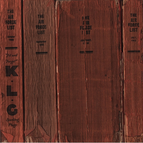 267 - The Air Force List Paperback Books Collection 4. July 1948, January 1946, October, 1940, September 1... 