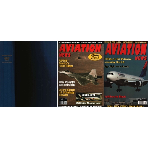 272 - Aviation News 12 Magazines in Binder Collection Monthly January 2006 - December 2006.
