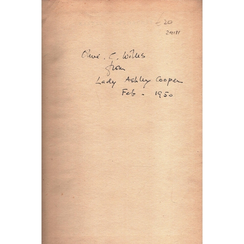 283 - Lady Ashley Cooper signed. Eastern Approaches Hardback Book. By Fitzroy MaClean. Publisher: Jonathan... 