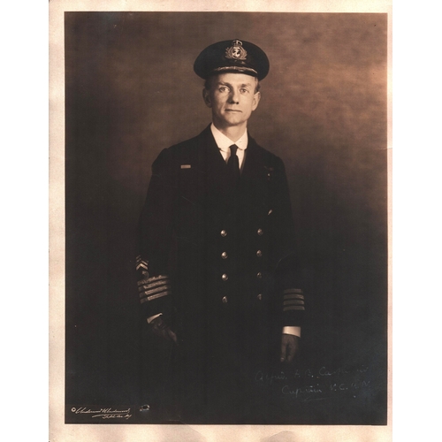 75 - Vice-Admiral Alfred Carpenter signed 8x10 black and white photograph.