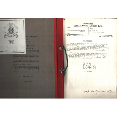 93 - Collection of black and white photographs of the ceremonial funeral of Admiral of the Fleet, The Ear... 
