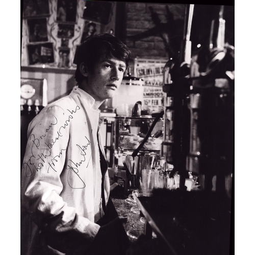 78 - John Hurt signed 10x8inch black and white photo. Dedicated.