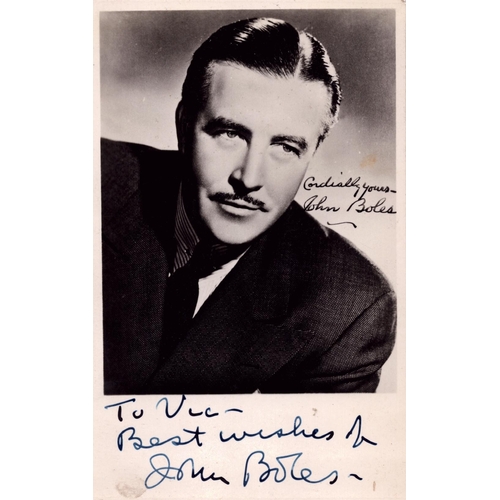 103 - JOHN BOLES Actor signed vintage Photo.