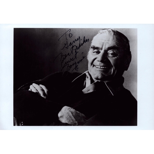 104 - ERNEST BORGNINE Actor signed Photo.