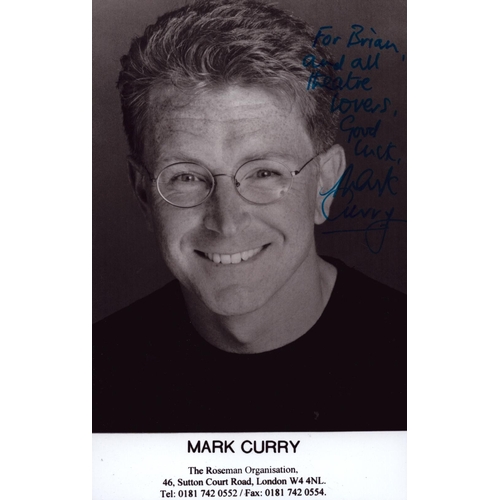 109 - MARK CURRY Presenter signed Photo.