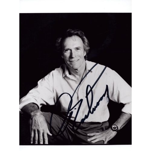 113 - CLINT EASTWOOD Actor signed Photo.