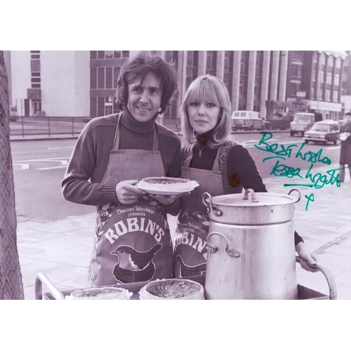 11 - Tessa Wyatt signed 7x5inch black and white photo.