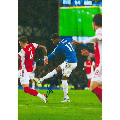 110 - Football Demarai Gray signed Everton 12x8 colour photo. Good condition Est.