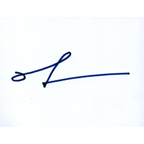 65 - Richard Brake signed white card.