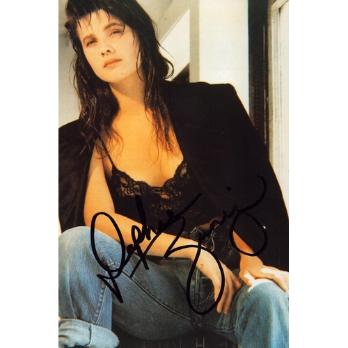 69 - Daphne Zuniga signed 6x4inch colour photo.