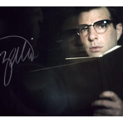 80 - Zachary Quinto signed 10x8inch colour photo.