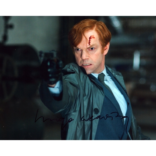 81 - Hugo Weaving signed 10x8inch colour photo.