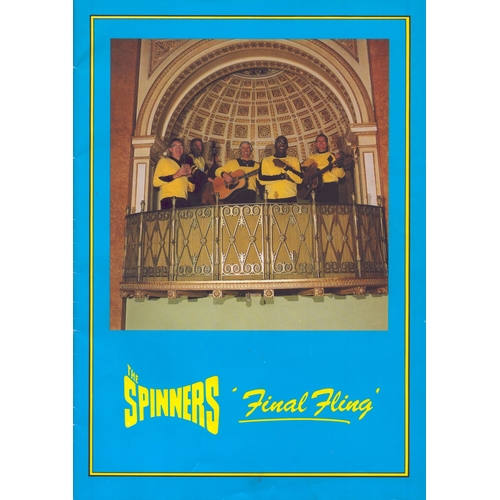 97 - The Spinners multi signed programme.