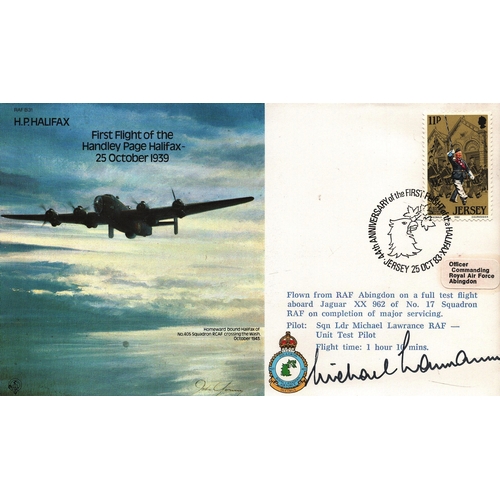 139 - Michael Lawrence signed FDC RAF B31 H.P. Halifax First Flight of the Handley Page Halifax 25 October... 