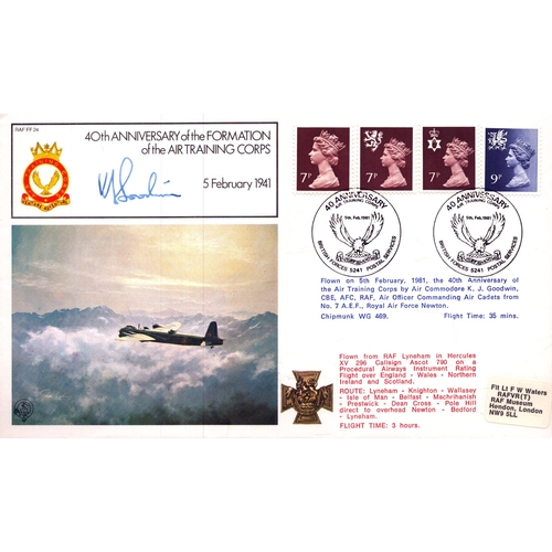 148 - K J Goodwin signed 40th Anniversary of the Formation of the Air Training Corps, Feb 1941.