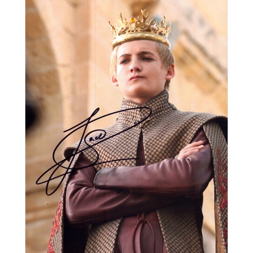 122 - Jack Gleeson signed 10x8inch colour photo.