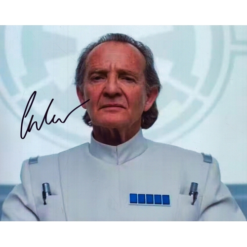 127 - Anton Lesser signed 10x8inch Star Wars colour photo.
