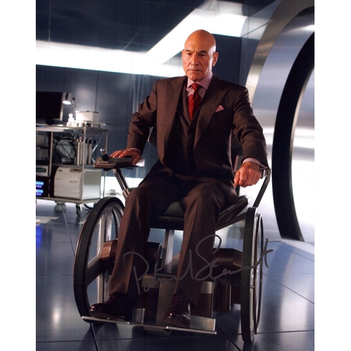 131 - Patrick Stewart signed 10x8inch colour photo.