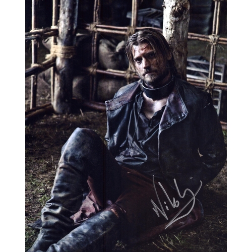 132 - Nikolaj Coster-Waldau signed 10x8inch colour photo.