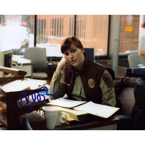135 - Allison Tolman signed 10x8inch colour photo.