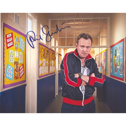 155 - Philip Glenister signed 10x8inch colour photo.