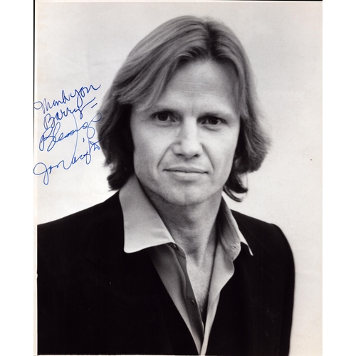 157 - Jon Voight signed 10x8inch black and white photo.