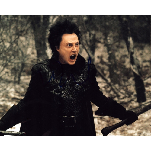 160 - Christopher Walken signed 10x8inch colour photo.