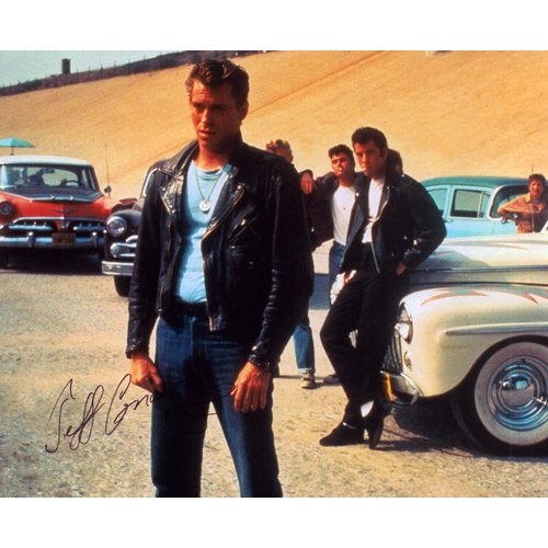 175 - Jeff Conaway signed 10x8inch Grease colour photo.
