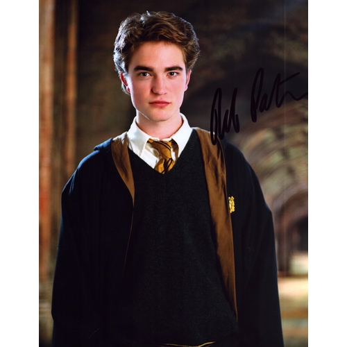 180 - Robert Pattinson signed 10x8inch Harry Potter colour photo.