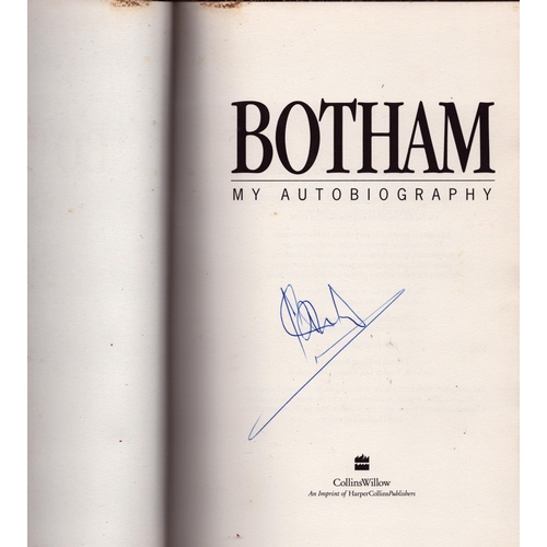 15 - Ian Botham signed Botham- my autobiography hardback book.
