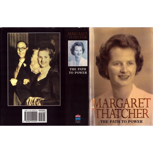 19 - Margaret Thatcher signed The Path to power hardback book.