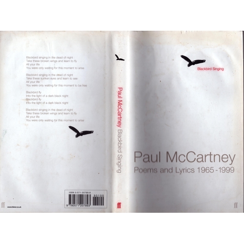 20 - Paul McCartney signed Poems and lyrics 1965-1999 hardback book.