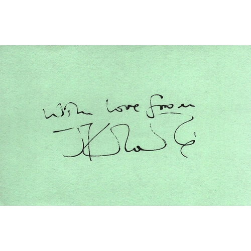 38 - J K Rowling signed album page.