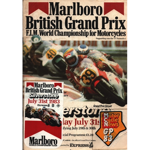 45 - Multi-signed Marlboro British GP programme