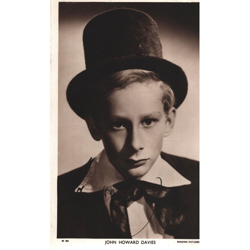 57 - John Howard Davies signed 6x4inch black and white photo.